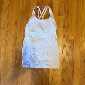 White Strappy Tank Top Lululemon